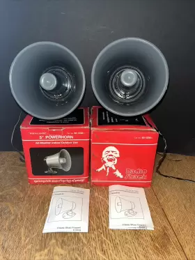 40-1236 REALISTIC Power Horn Weather Speaker Radio 40-1236 REALISTIC Power Horn Weather Speaker Radio