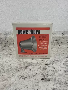 40-1236C REALISTIC Weather Powerhorn Loud Speaker 40-1236C REALISTIC Weather Powerhorn Loud Speaker