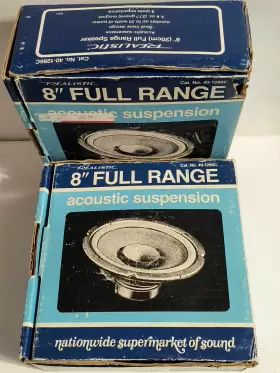 40-1286 REALISTIC Radio Acoustic Suspension Speaker Watts 40-1286 REALISTIC Radio Acoustic Suspension Speaker Watts
