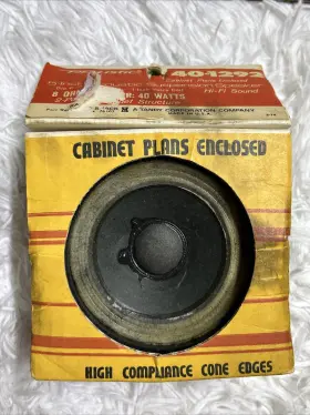 40-1292 REALISTIC Cat Speaker Acoustic Suspension