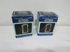 40-1398 REALISTIC Nos Dispersion Piezo Tweeters Box 40-1398 REALISTIC Nos Dispersion Piezo Tweeters Box