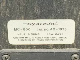 40-1975 REALISTIC Cat Wood Box Bookshelf Speakers #2 40-1975 REALISTIC Cat Wood Box Bookshelf Speakers #2