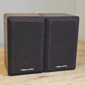 40-2039C REALISTIC Radio Minimus Wood Bookshelf Speakers 40-2039C REALISTIC Radio Minimus Wood Bookshelf Speakers