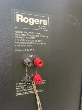 024227 ROGERS Monitor Speakers #2 024227 ROGERS Monitor Speakers #2