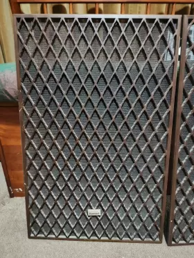 SP-X7700 SANSUI Speaker Wood Lattice Grill Emblem #2