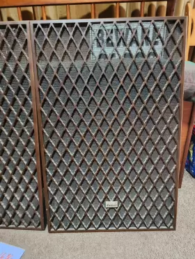 SP-X7700 SANSUI Speaker Wood Lattice Grill Emblem #3