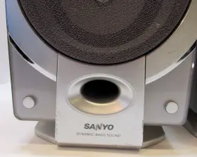 AVM-660SP SANYO Dynamic Bass Sound Stereo Speakers #2