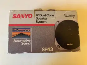 SP43 SANYO Dual Cone Speaker Box