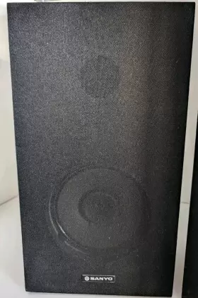 ST-80 SANYO Floor Woodgrain Veneer Speakers #2
