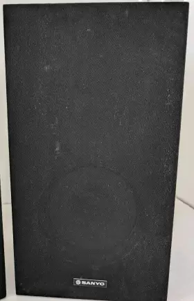 ST-80 SANYO Floor Woodgrain Veneer Speakers #3