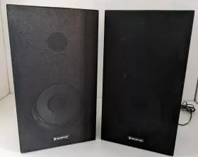ST-80 SANYO Floor Woodgrain Veneer Speakers