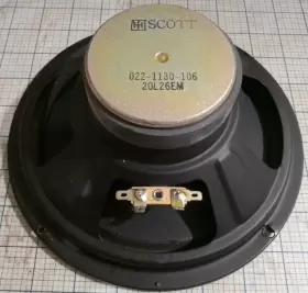 022-1130-106 SCOTT Woofer #2 022-1130-106 SCOTT Woofer #2