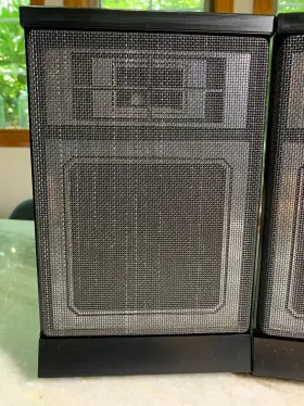 564.92004550 SEARS Wire Mesh Bookshelf Book Shelf Speakers #2 564.92004550 SEARS Wire Mesh Bookshelf Book Shelf Speakers #2
