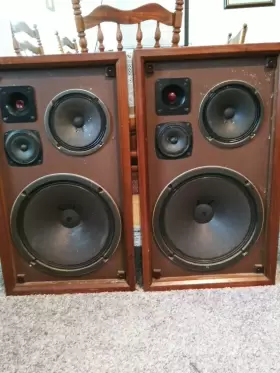 AS-304A SONICS Speakers Stereo Wood #3