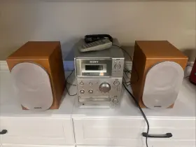 HCD-CP101 SONY Am Fm Cd Cassette Stereo Combination Speakers