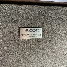 SS-55 SONY Acoustic Suspension Wood Speakers Tall #2 SS-55 SONY Acoustic Suspension Wood Speakers Tall #2