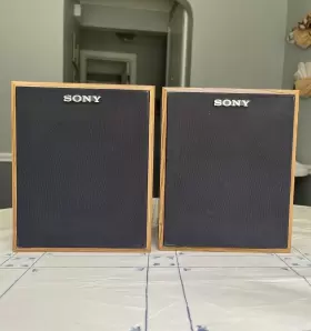 SS-U11 SONY Set Bookshelf Speakers Woodgrain Finish #2 SS-U11 SONY Set Bookshelf Speakers Woodgrain Finish #2