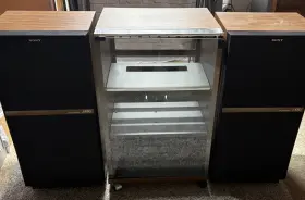 SS-U660 SONY Floor Speakers Cabinet Woofer Great