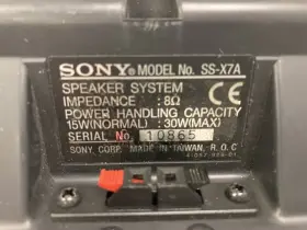 SS-X7A SONY Speaker Pvm #3