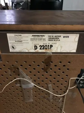 D2201P SOUNDESIGN Speaker Cabinet Console
