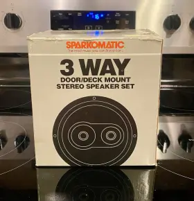 SK63 SPARKOMATIC Auto Stereo Door Deck Mount Speaker Set SK63 SPARKOMATIC Auto Stereo Door Deck Mount Speaker Set