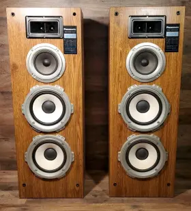 SB-263D SPEAKERS Panasonic Floor Set Twin Piezo Horn Tweeters SB-263D SPEAKERS Panasonic Floor Set Twin Piezo Horn Tweeters