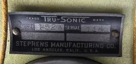 P52A STEPHENS TRUSONIC Sonic Speaker Functional #2 P52A STEPHENS TRUSONIC Sonic Speaker Functional #2