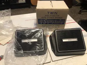 3P3C SYMPHONY Convertible Stereo Wedge Speakers Classic Car