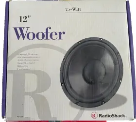 40-1034 TANDY Box Radio Woofer 40-1034 TANDY Box Radio Woofer
