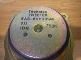 EAS-65PH31A3 TECHNICS Set Tweeter Speakers #2 EAS-65PH31A3 TECHNICS Set Tweeter Speakers #2