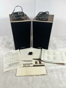 SB-40 TECHNICS Panasonic Speakers Wires Connectors Manuals