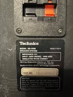 SB-CR99-ALL TECHNICS Speaker Grills #3 SB-CR99-ALL TECHNICS Speaker Grills #3