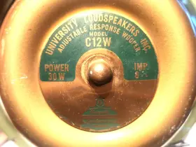 C12W UNIVERSITY Alnico Woofer Bellcap C12W UNIVERSITY Alnico Woofer Bellcap