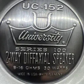 UC-152 UNIVERSITY SERIES 100 Diffaxial Speaker #3