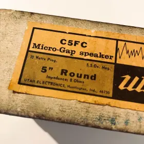 C5FC UTAH Micro Gap Round Speaker Watts Box #2 C5FC UTAH Micro Gap Round Speaker Watts Box #2