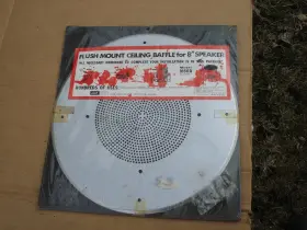 MR8A UTAH Nos Flush Mount Ceiling Speaker Baffle Grille MR8A UTAH Nos Flush Mount Ceiling Speaker Baffle Grille