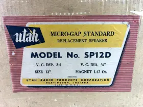SP12D UTAH Micro Gap Standard Speaker
