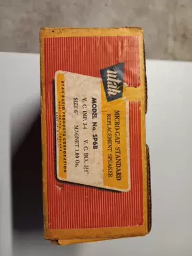 SP6B UTAH Nos Micro Gap Speaker Box #2 SP6B UTAH Nos Micro Gap Speaker Box #2