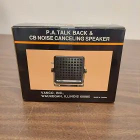 SPB-7 VANCO Nos Speakers Watts Cb Radio Sound Airwaves