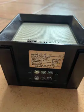 5G45 WEBSTER ELECTRIC Teletalk Speaker Visible #2