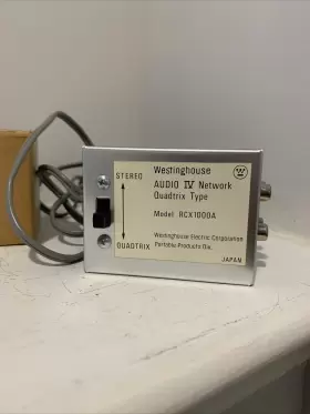 RCX1000A WESTINGHOUSE Nos Audio Iv Network Quadtrix Box #2 RCX1000A WESTINGHOUSE Nos Audio Iv Network Quadtrix Box #2