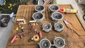 W90C WHAREDALE Warfedale Tweeters Midrange Crossover Set W90C WHAREDALE Warfedale Tweeters Midrange Crossover Set