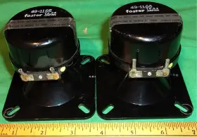 49-1166 ZENITH Foster Tweeters Clean #3