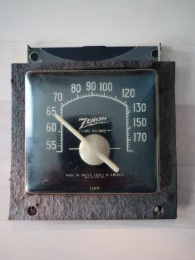 4K535 ZENITH Radio Dial Cover Pointer Forchassis