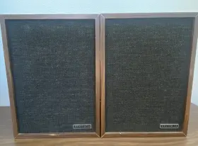 C9016 ZENITH Wood Wooden Book Shelf Speakers