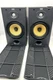 Working Bowers & Wilkins B&W (DM-601 S2) Bookshelf Speakers Black / Yellow