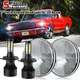 Pair Fit 1965 -1973 Ford Mustang 7 Inch Round Led Headlights Hi/Lo Beam Pair Fit 1965 -1973 Ford Mustang 7 Inch Round Led Headlights Hi/Lo Beam