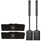 Electro-Voice Evolve 50 Portable 1000W Column PA Speaker System w Bluetooth 2 Pk Electro-Voice Evolve 50 Portable 1000W Column PA Speaker System w Bluetooth 2 Pk