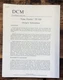 DCM TF-350 Timeframe Speaker  Owner / User Manual *Original*