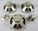 Vintage Oxford speakers lot of 5 - 3x 8" 2x 4" Tested, Working 1958 8ev-40 etc.
